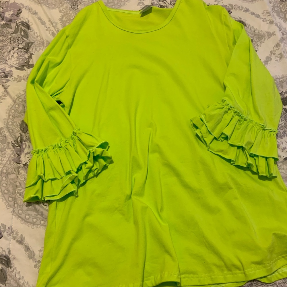 Lime Green Layering Shirt